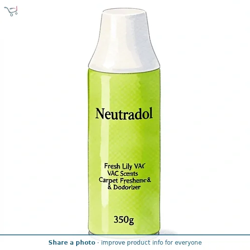 Neutradol Fresh Lily VAC Scents Carpet Freshener & Deodorizer 350g