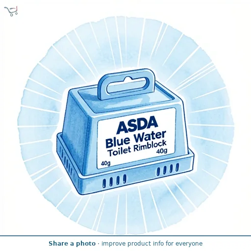 ASDA Blue Water Toilet Rimblock 40g