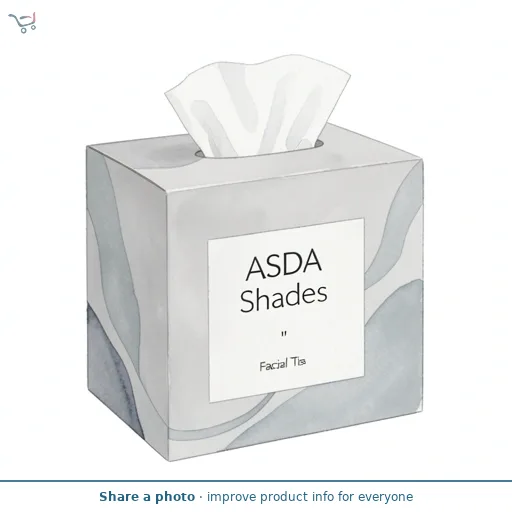 ASDA Shades Shades 3 Ply Cube Tissues.