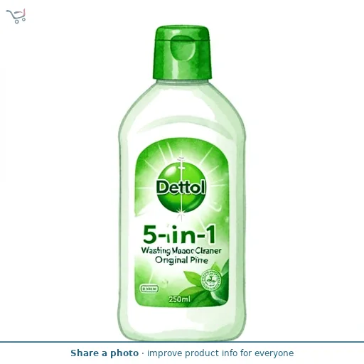Dettol 5-in-1 Washing Machine Cleaner Original Pine 250ml