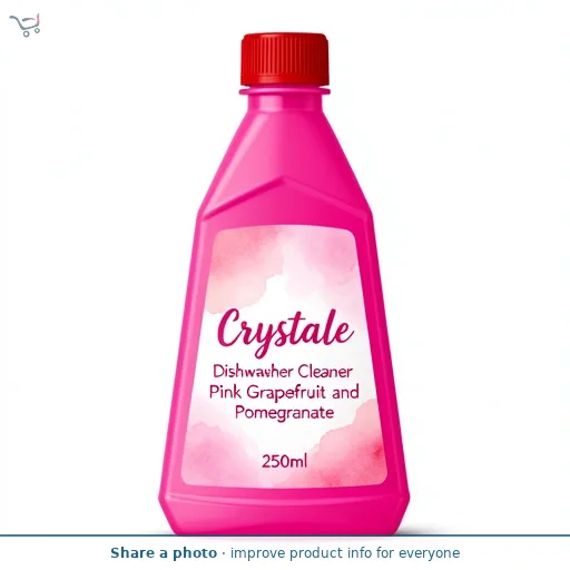 Crystale Dishwasher Cleaner Pink Grapefruit and Pomegranate 250ml