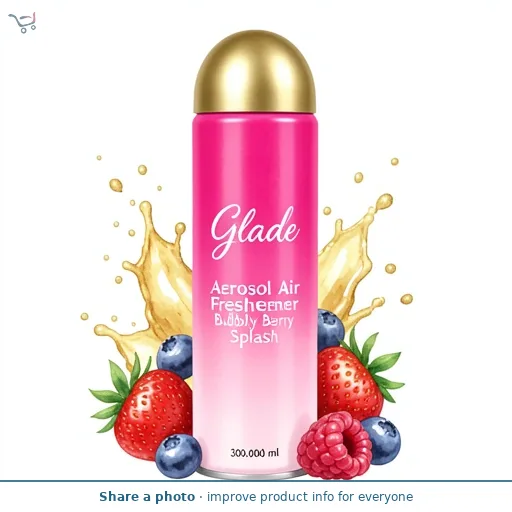 Glade Aerosol Air Freshener Bubbly Berry Splash 300ml