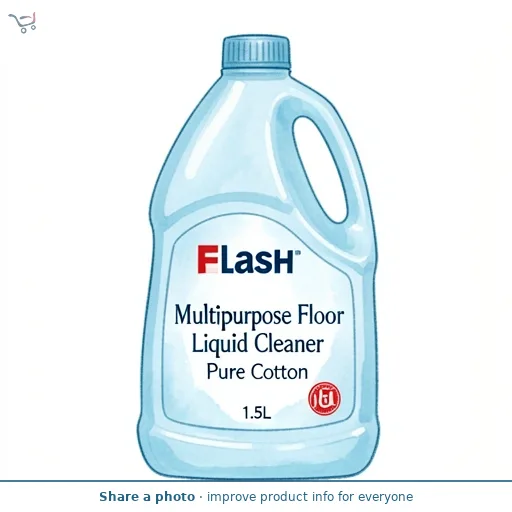 Flash Multipurpose Floor Liquid Cleaner Pure Cotton 1.5L