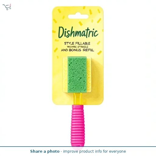 Dishmatic Style Fillable Washing Up Handle and Bonus Refill