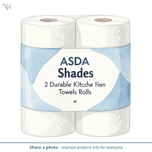 ASDA Shades 2 Durable Kitchen Towels Rolls