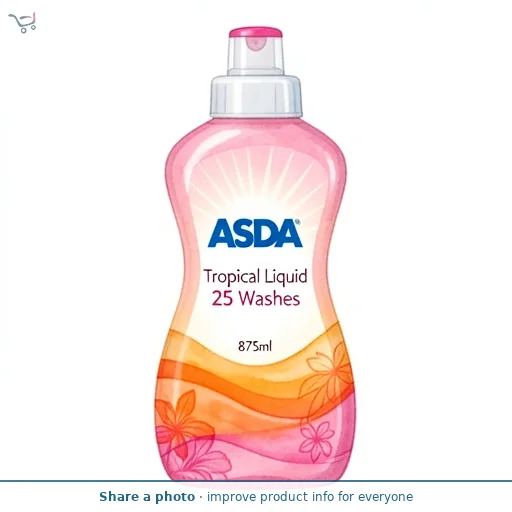 ASDA Tropical Liquid 25 Washes 875ml