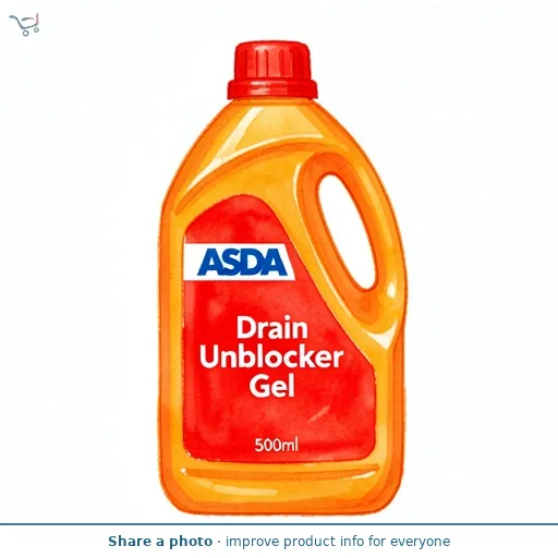 ASDA Drain Unblocker Gel 500ml