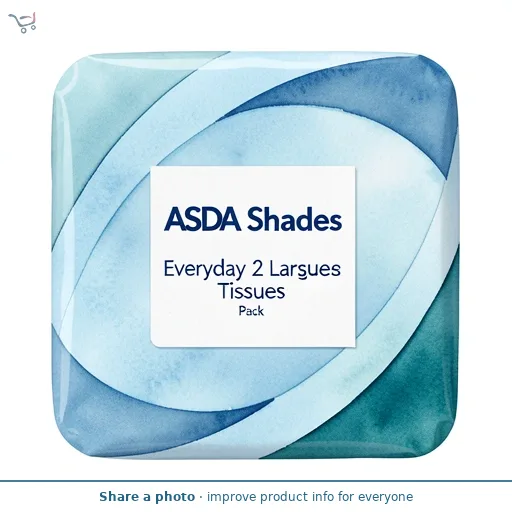 ASDA Shades Shades by  Everyday 2 Large Tissues Pack