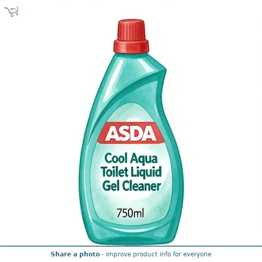 ASDA Cool Aqua Toilet Liquid Gel Cleaner 750ml