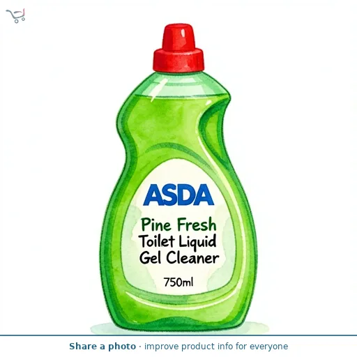 ASDA Pine Fresh Toilet Liquid Gel Cleaner 750ml