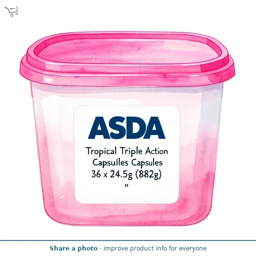 ASDA Tropical Triple Action Capsules 36 x 24.5g (882g)