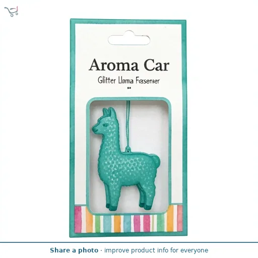 Aroma Car Glitter Llama Air Freshener