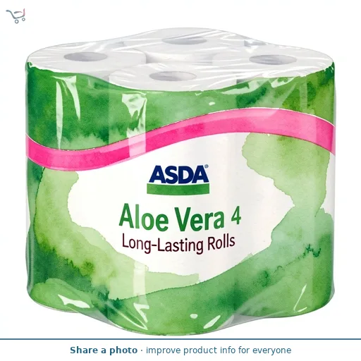 ASDA Shades Aloe Vera 4 Long-Lasting Rolls
