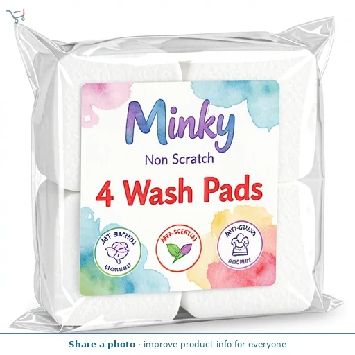 Minky 4 Non Scratch Wash Pads