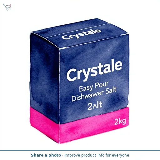 Crystale Easy Pour Dishwasher Salt 2kg