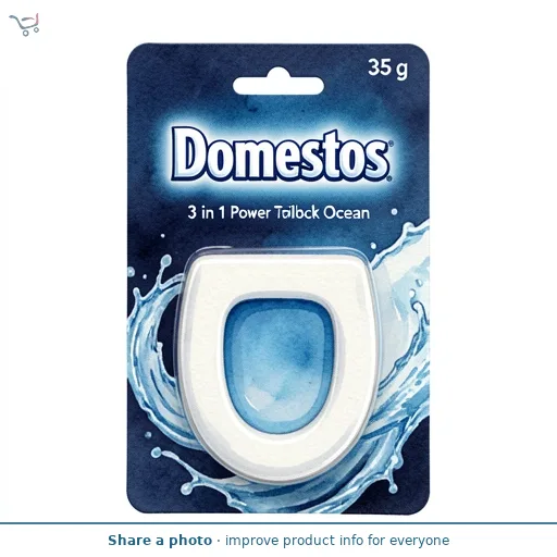 Domestos 3 in 1 Power Ocean Toilet Block 35 g