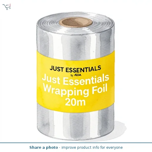 JUST ESSENTIALS by ASDA Just Essentials Wrapping Foil 20m