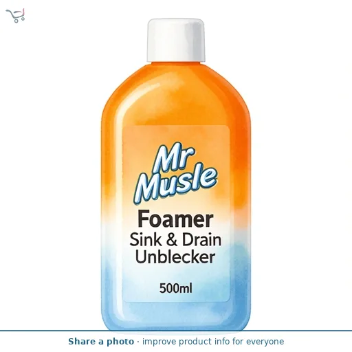 Mr Muscle Foamer Sink & Drain Unblocker 500ml