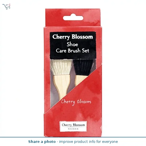 Cherry Blossom Shoe Care Brush Set