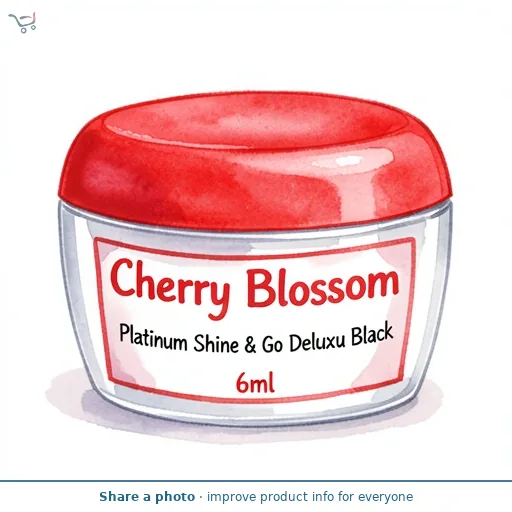 Cherry Blossom Platinum Shine & Go Deluxe Black 6Ml