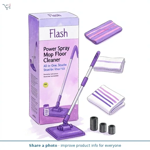 Flash Power Spray Mop Starter Kit