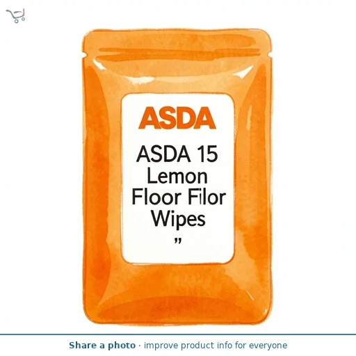 ASDA ASDA 15 Lemon Floor Wipes