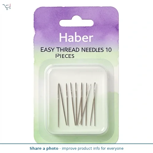 Haber Easy Thread Needles 10 Pieces