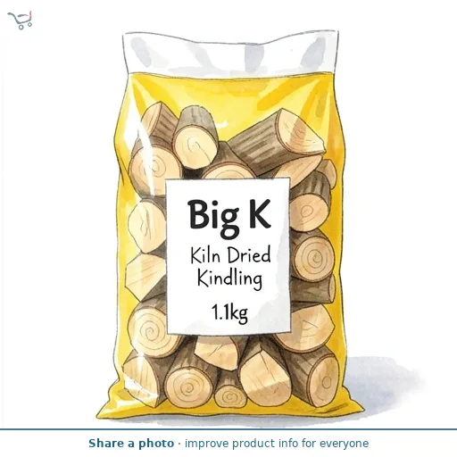 Big K Kiln Dried Kindling 1.1kg