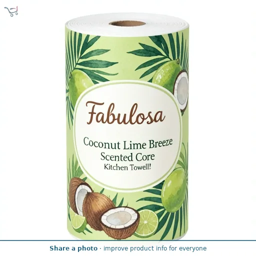 Fabulosa Coconut Lime Breeze Scented Core Kitchen Towel!