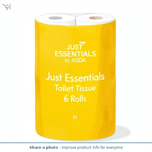 JUST ESSENTIALS by ASDA Just Essentials Toilet Tissue 6 Rolls