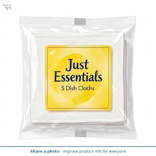 JUST ESSENTIALS by ASDA Just Essentials 5 Dish Cloths