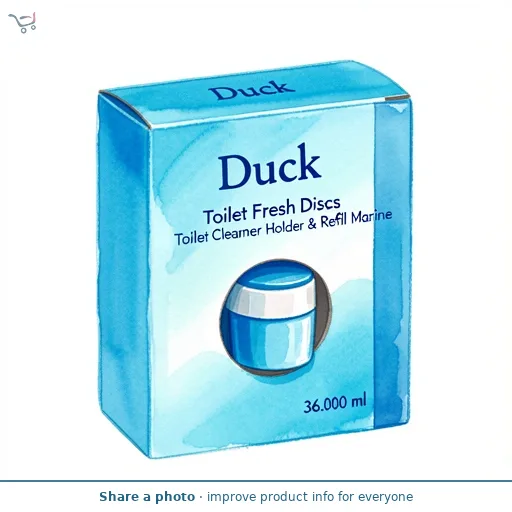 Duck Toilet Fresh Discs Holder & Refill Marine 36ml