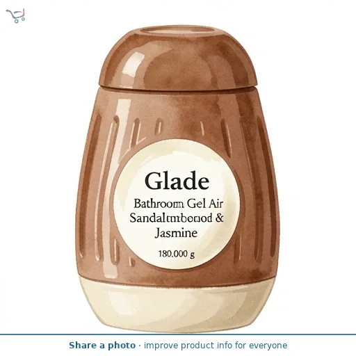 Glade Bathroom Gel Air Freshener Sandalwood & Jasmine 180g