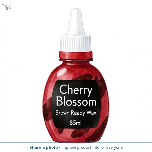 Cherry Blossom Ready Wax Brown 85Ml