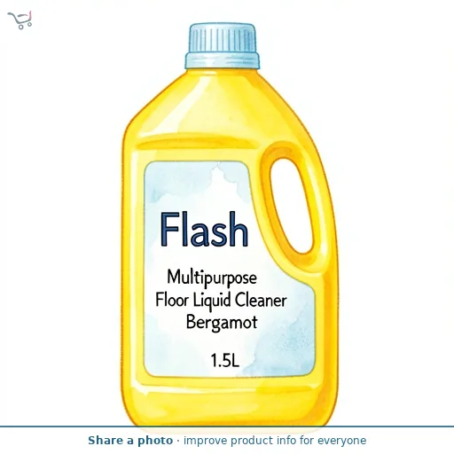 Flash Multipurpose Floor Liquid Cleaner Bergamot 1.5L