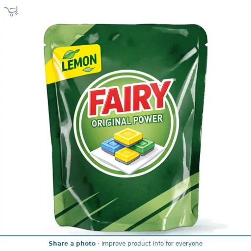 Fairy Original Power  Dishwasher Tablets, Lemon, 22 Capsules