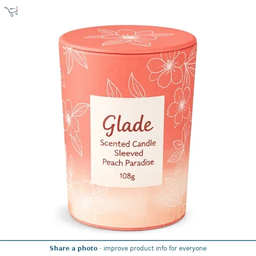 Glade Scented Candle Sleeved Peach Paradise 108g