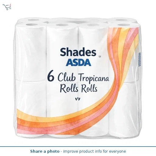 Shades by ASDA Shades by  6 Club Tropicana Rolls