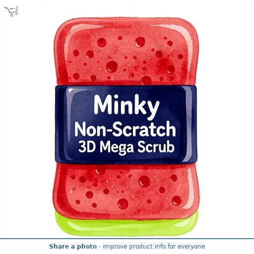 Minky Non-Scratch 3D Mega Scrub