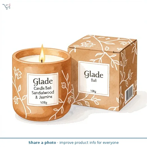 Glade Candle Bali Sandalwood & Jasmine 108g