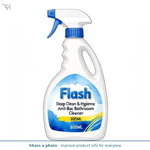 Flash Deep Clean & Hygiene Anti-Bac Bathroom Cleaner 800ML