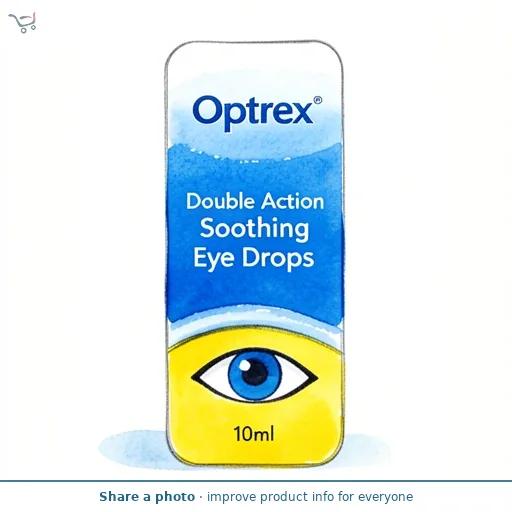 Optrex Double Action Soothing Eye Drops - Itchy Eyes 10ml