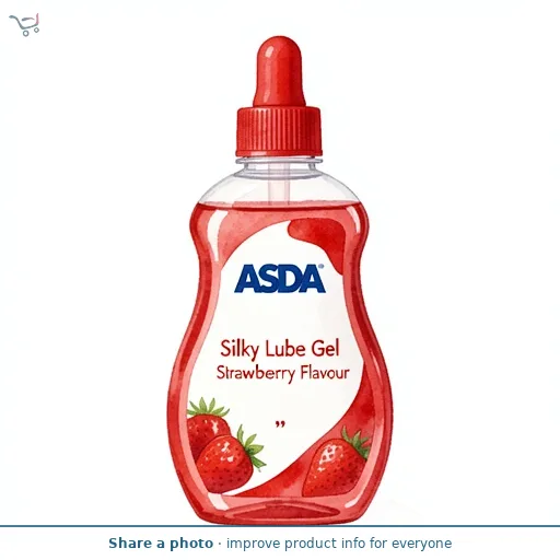 ASDA Silky Lube Gel Strawberry Flavour