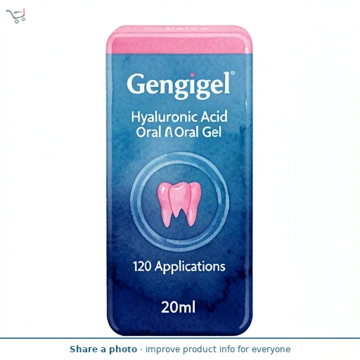 Gengigel Hyaluronic Acid Oral Gel 120 Applications 20ml