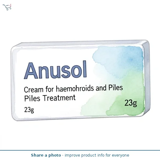 Anusol Cream for haemorrhoids and Piles Treatment 23g