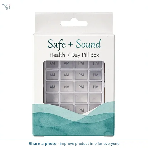 Safe + Sound Health 7 Day Pill Box