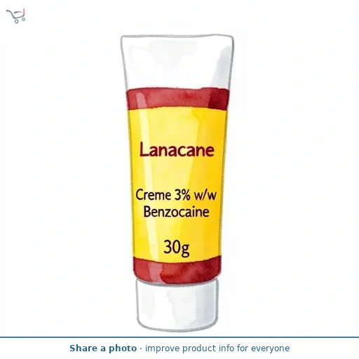 Lanacane Creme 3% w/w Benzocaine 30g