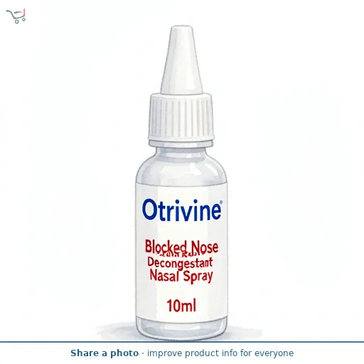 Otrivine Blocked Nose Relief Decongestant Nasal Spray 10ml
