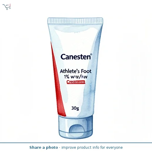 Canesten Athlete's Foot 1% w/w Cream 30g