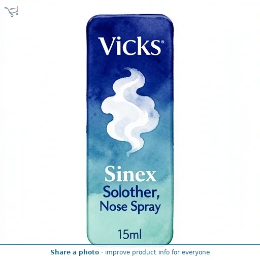 Vicks Sinex Soother, Blocked Nose Spray, 15ml